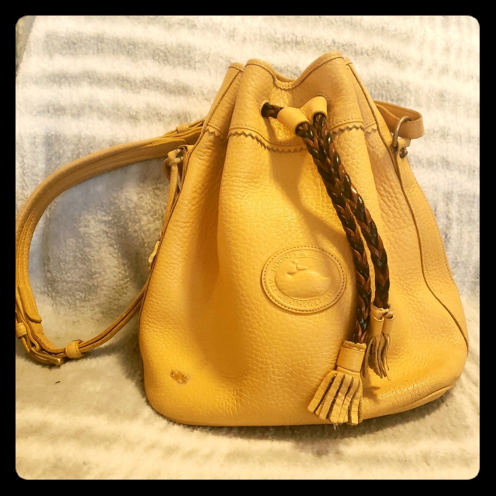 RARE Dooney & Bourke Palomino Drawstring Bag